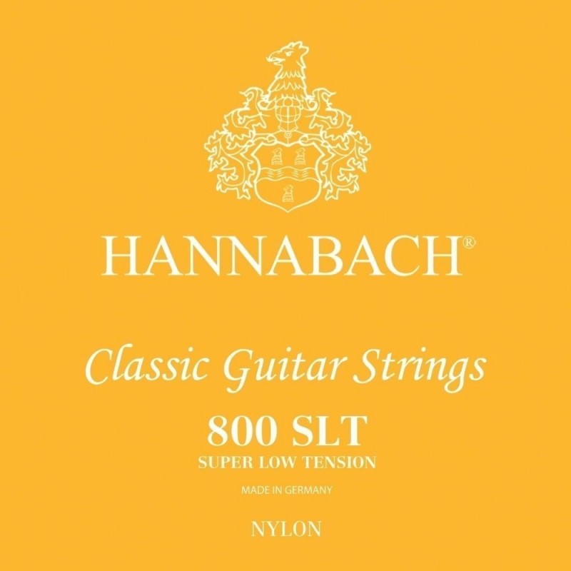 Hannabach 7164787 Struny do gitary klasycznej Serie 800 Super Low Tension Posrebrzany